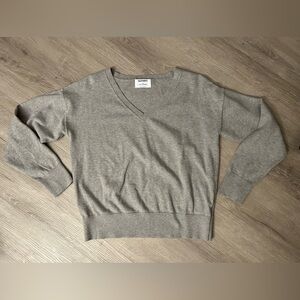 Old Navy loose fit Gray V-Neck Sweater